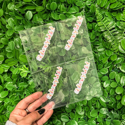 Clear Planner Pockets | A5 Double Sided Quad Pockets