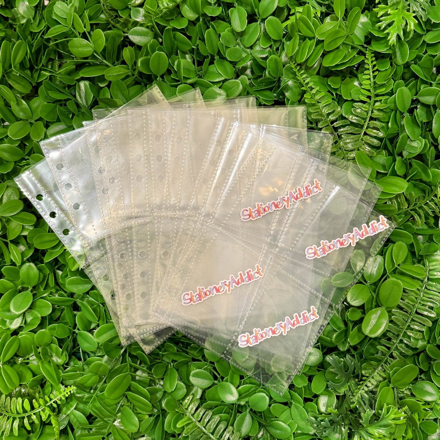 Clear Planner Pockets | A5 Quad Pockets