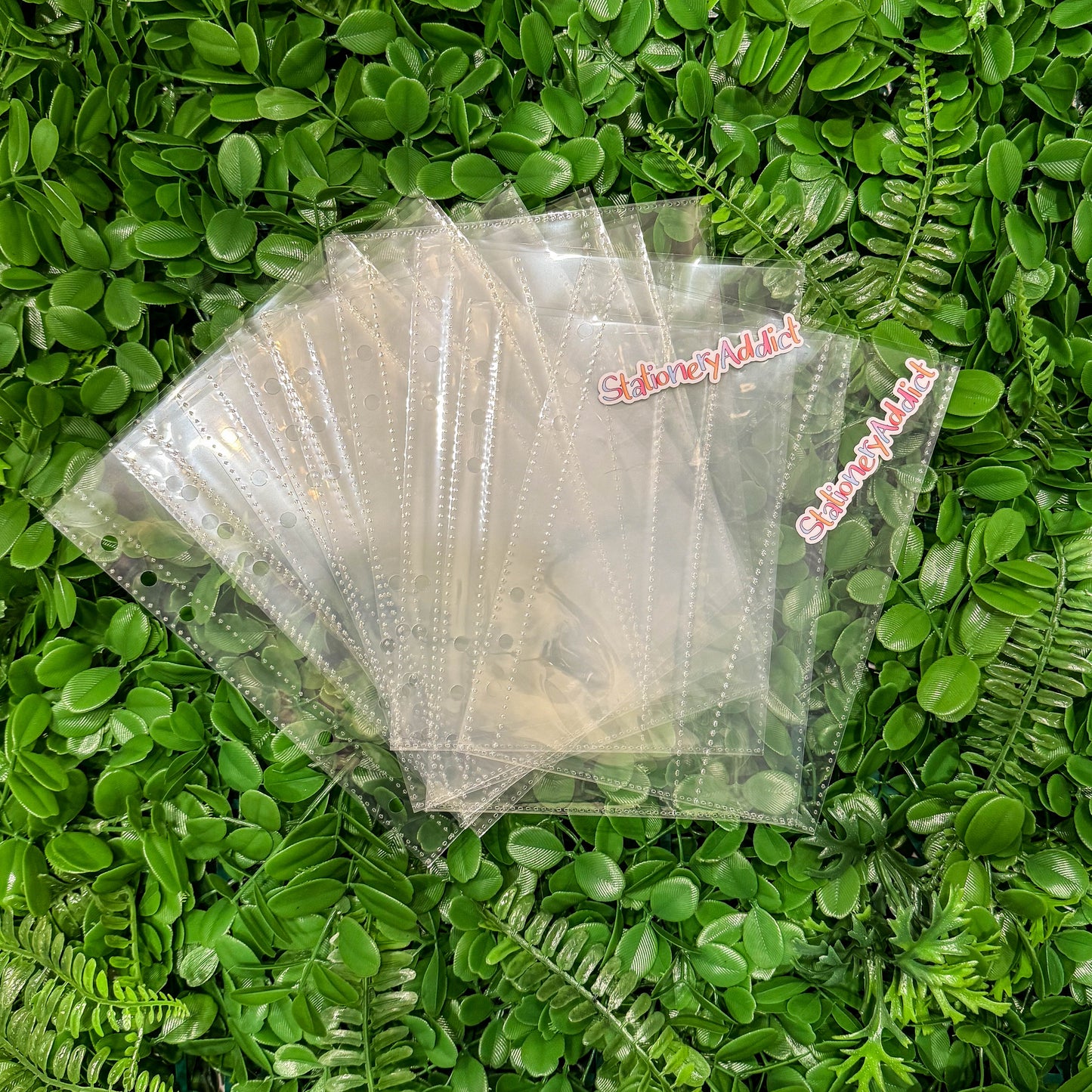 Clear Planner Pockets | A5 1:2 Column Pocket