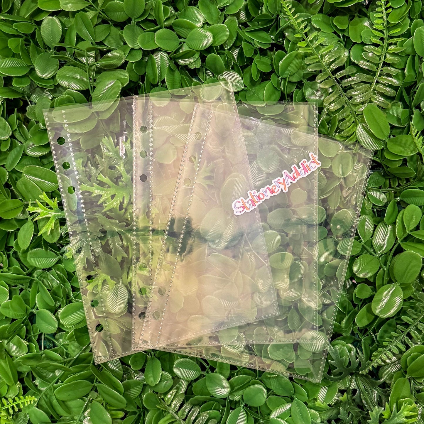 Clear Planner Pockets | A5 Single Pocket