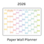 Vertical 2026 Paper Wall Planner | Julie's Rainbow