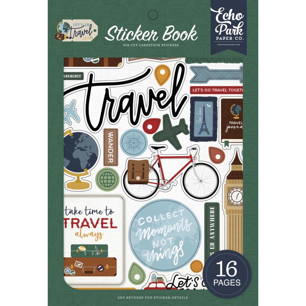 Let's Go Travel | Echo Park Planner Sticker Book