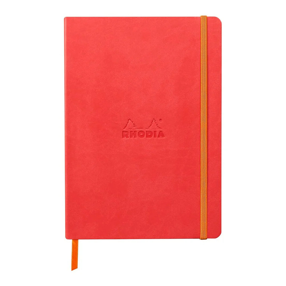 Rhodia Rhodiarama Soft Cover Dotted A5 Notebook | Coral