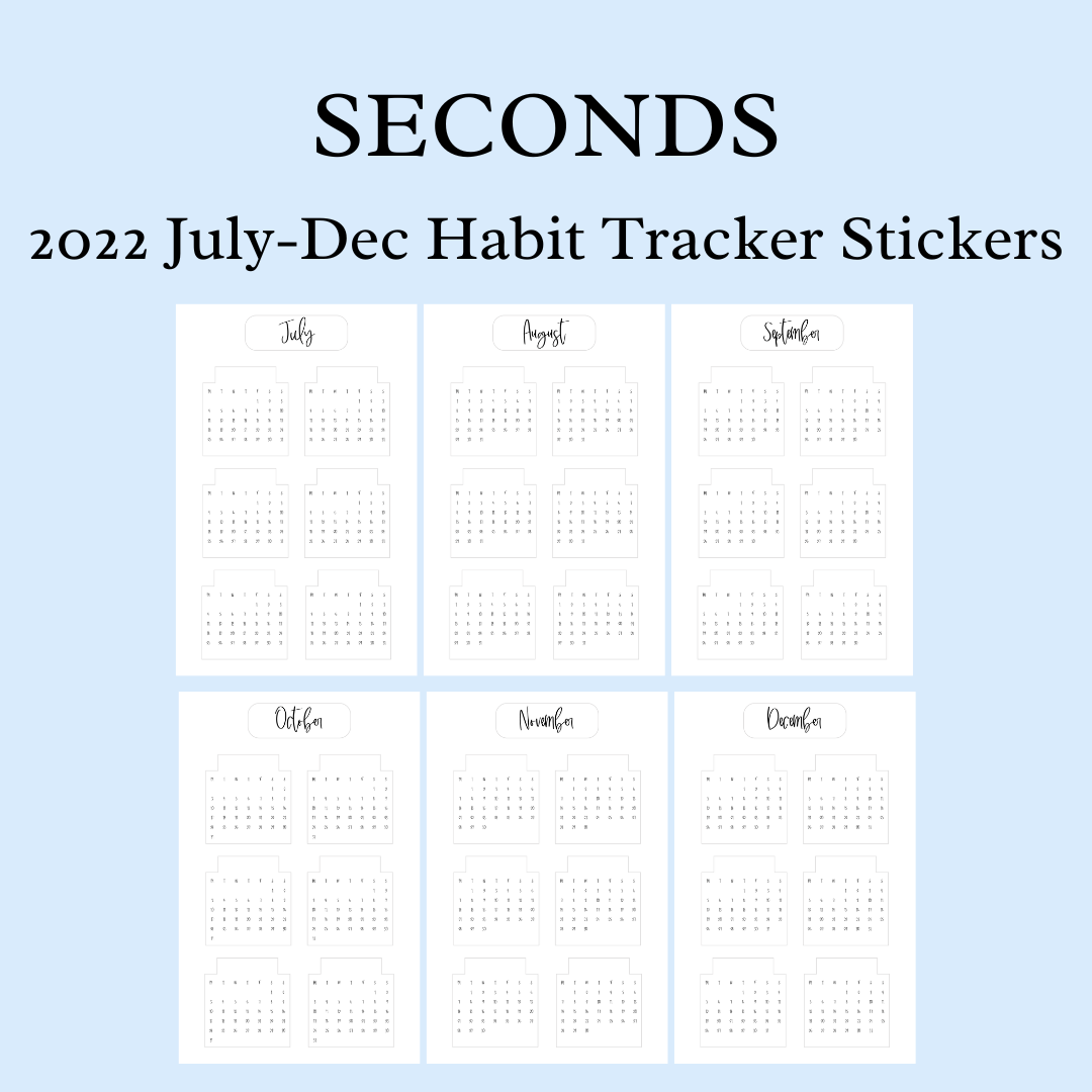 Sticker Set für Kalender & Bullet Journaling