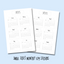 Journal Junkies Monthly Log Stickers 2023 Small Stickers