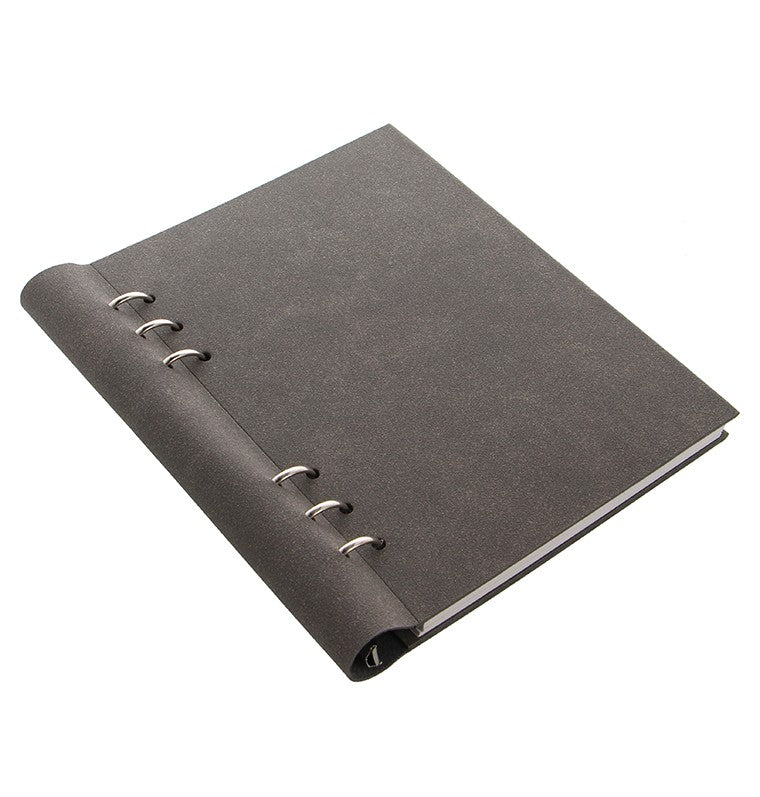 Filofax Clipbook Loose Leaf Notebook | A5 Concrete Side