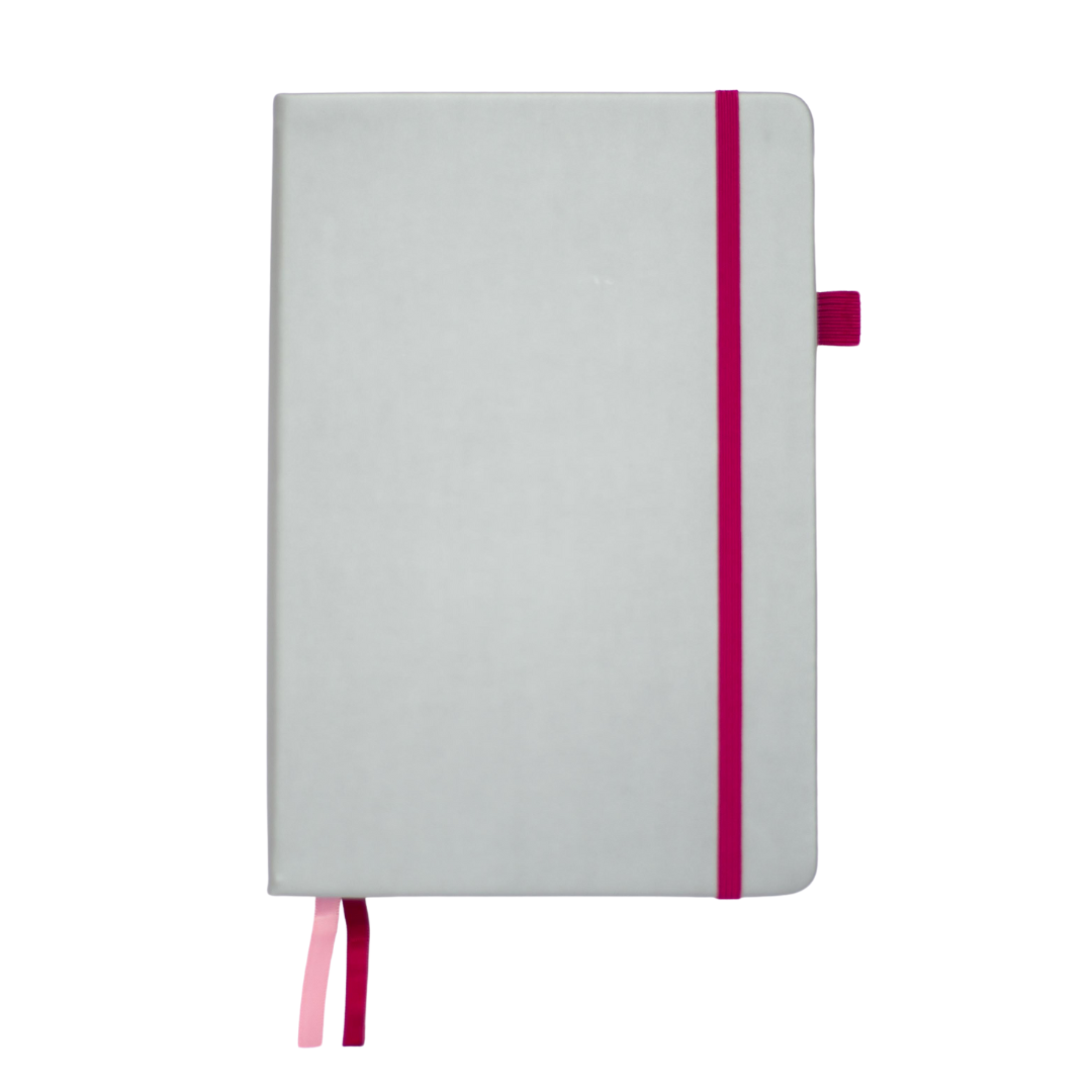 Journal Junkies 160gsm Dotted Notebook A5 NZ Silver