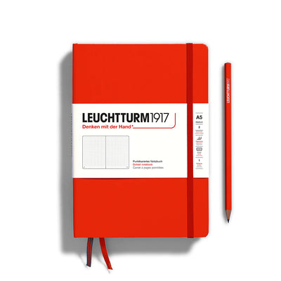 Journal Junkies Leuchtturm 1917 Dotted A5 Notebook | Fox Red
