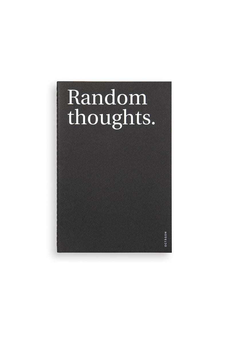 Octagon Dotted Notebook Bullet Journal Random Thoughts