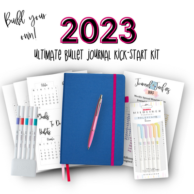 Pick you favourite colours and build your perfect 2023 Bullet Journal Starter Kit!