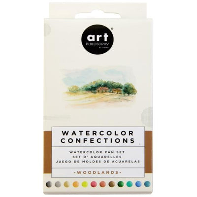 Watercolour Confections 12 Pan | Woodlands